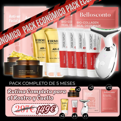Pack de cuidado completo: Rutina para el Rostro y el Cuello (3 meses)