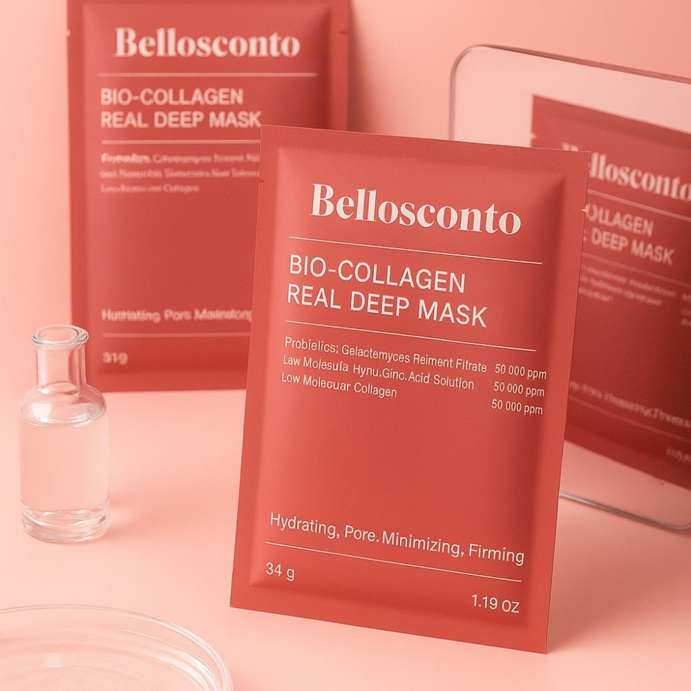 BIOMASK™ - 6 Máscara Rejuvenescedora de Bio - Colagénio - Comprar em Bello Sconto