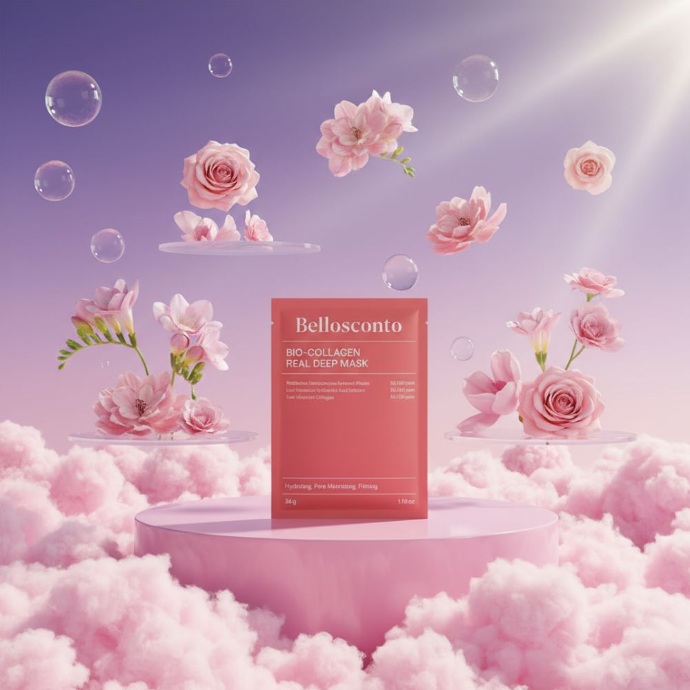 BIOMASK™ - 6 Máscara Rejuvenescedora de Bio - Colagénio - Comprar em Bello Sconto